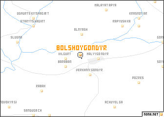 map of Bol\