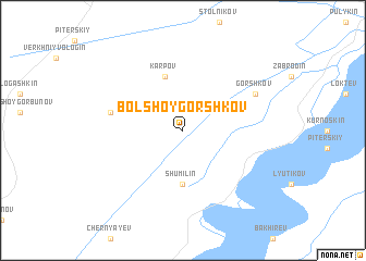 map of Bolʼshoy Gorshkov