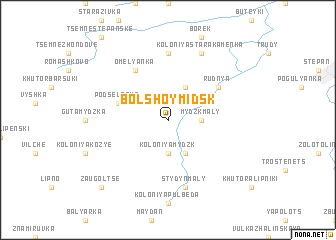 map of Bolʼshoy Midsk