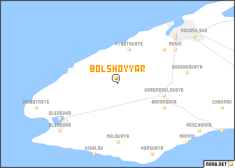 map of Bolʼshoy Yar