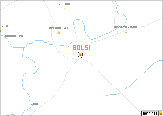 map of Bolsi