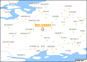 map of Bölsmark