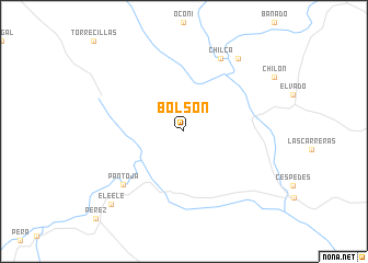 map of Bolsón