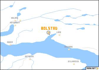 map of Bolstad