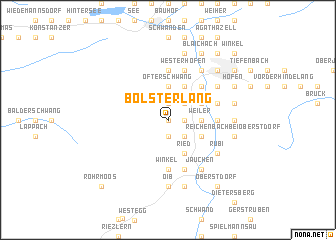 map of Bolsterlang