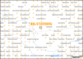 map of Bolsternang