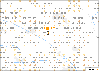 map of Bolst