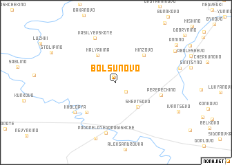 map of Bolsunovo