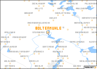 map of Boltenmühle