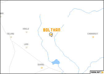 map of Bolthān