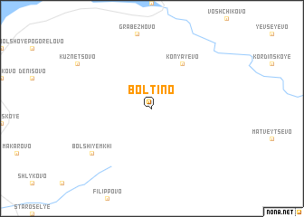 map of Boltino