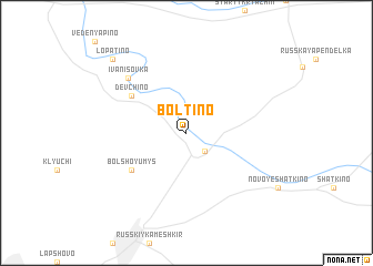 map of Boltino