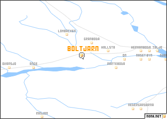 map of Boltjärn