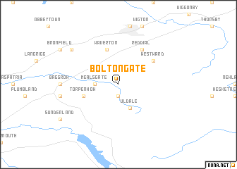 map of Boltongate