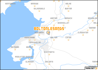 map of Bolton le Sands