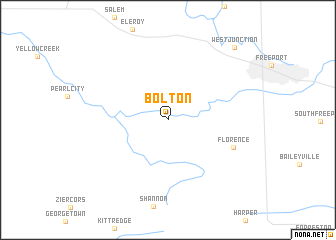 map of Bolton