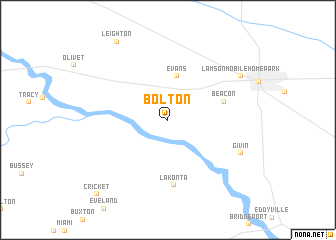 map of Bolton