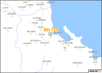 map of Bolton