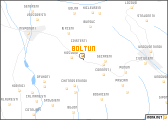 map of Bolţun