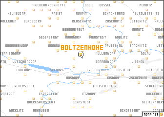 map of Boltzenhöhe