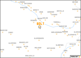 map of Bolt