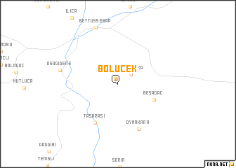 map of Bölücek