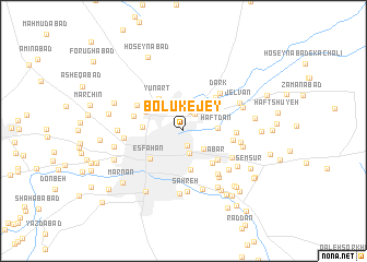 map of Bolūk-e Jey