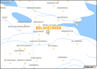 map of Bolūk-e Zahrā