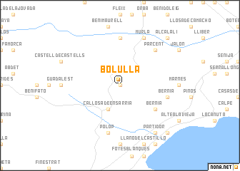map of Bolulla