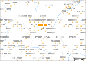 map of Bolūl