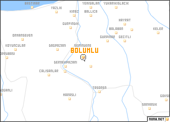 map of Bölümlü