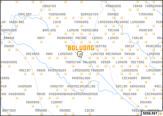 map of Bó Luông