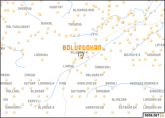 map of Bolūr Dokān