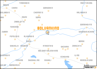 map of Bolvankino