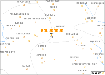 map of Bolvanovo