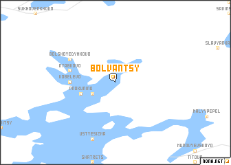 map of Bolvantsy