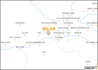 map of Bolvir