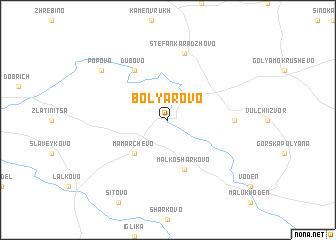 map of Bolyarovo