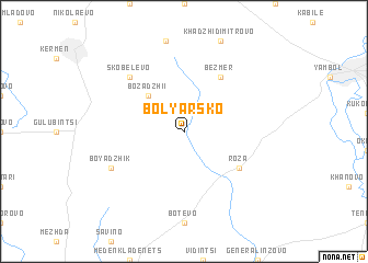 map of Bolyarsko