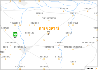 map of Bolyartsi