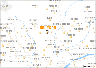 map of Bolzano