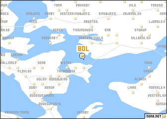 map of Bøl