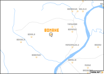 map of Bomahe