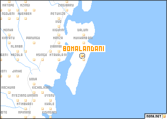 map of Bomalandani