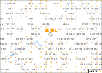 map of Bomal