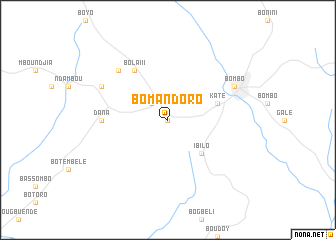 map of Bomandoro