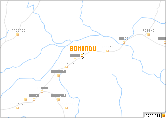 map of Bomandu