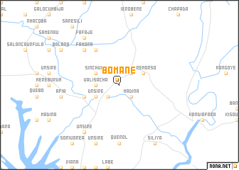 map of Bomane