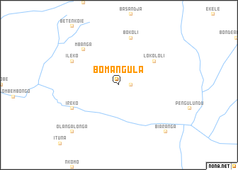 map of Bomangula