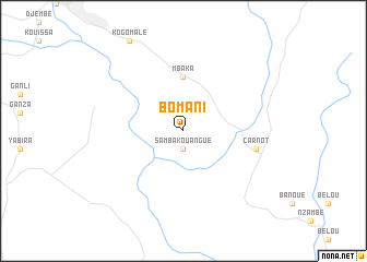 map of Bomani